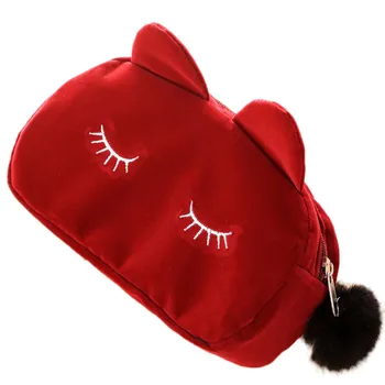 

Sleeper #P501 2019 NEW FASHION Women Women Girl Cat Cartoon Bag Messenger Cosmetic Bag Makeup Pouch Phone Bag cute Drop Shipping