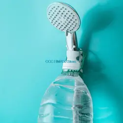 1*Silicone Shower Head Holder Removable Bracket Suction Cup Handheld Bathroom Tool Shower Head Suction Cup Home Bathroom Supply