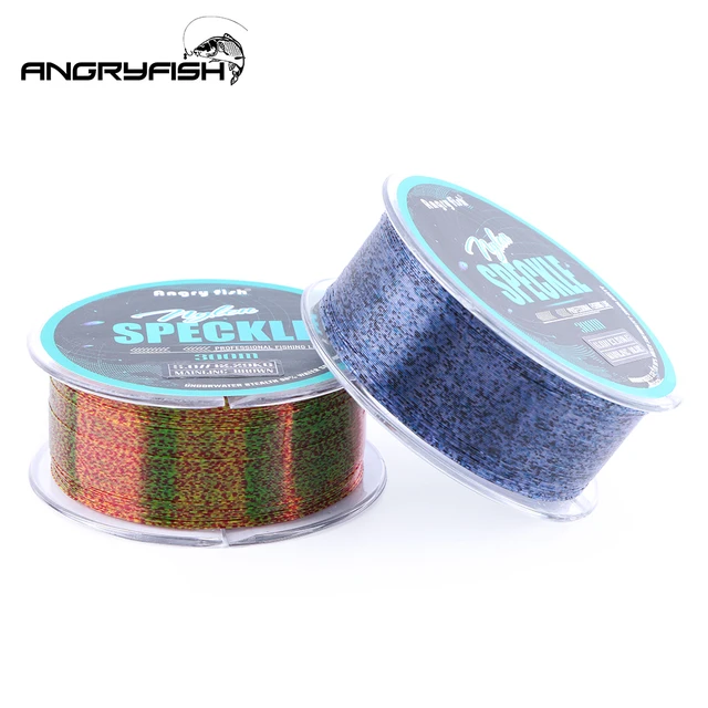 US $8.06 Angryfish Hot Good toughness 300m Speckle Invisible Super Strong Monofilament Nylon Fishing Line