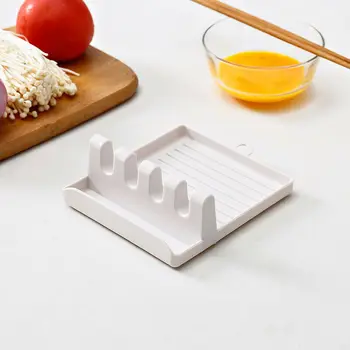 

Multi-function Spoon Rack Silicone Pot Shovel Pad Shelf Spoon Rest Tableware Holder Heat Resistant Kitchen Tool