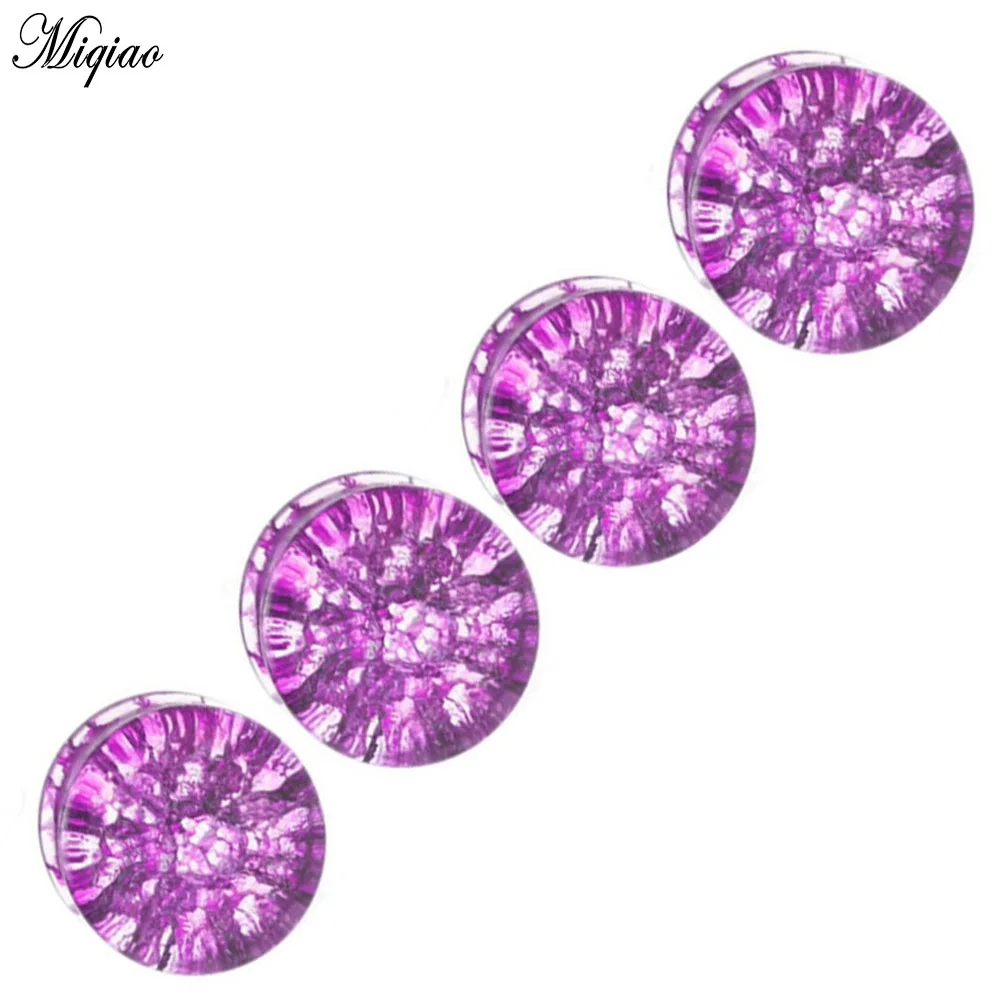 

Miqiao 2 Pcs European and American Alternative Human Body Piercing Jewelry Acrylic Ear Pinna Fashion All-match