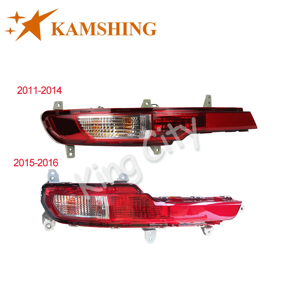 CAPQX For KIA SPORTAGE R 2011- Rear Bumper Reflector Brake Light Parking Light Warning Fog Lamp