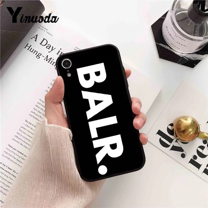 Yinuoda Cool balr log роскошный высокий протектор на конце чехол для телефона для iPhone 8 7 6 6S 6Plus X XS MAX 5 5S SE XR 10 чехол 11 pro max