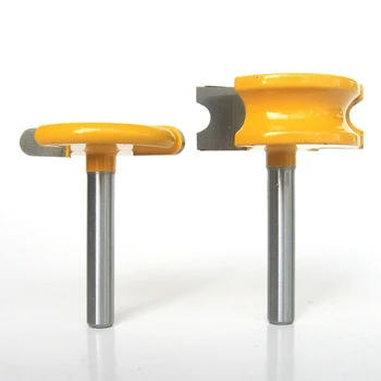 

2PCS 1/4" Shank 1/4" Dia Canoe Flute Bead Router Bit Cutter Woodworking Tools