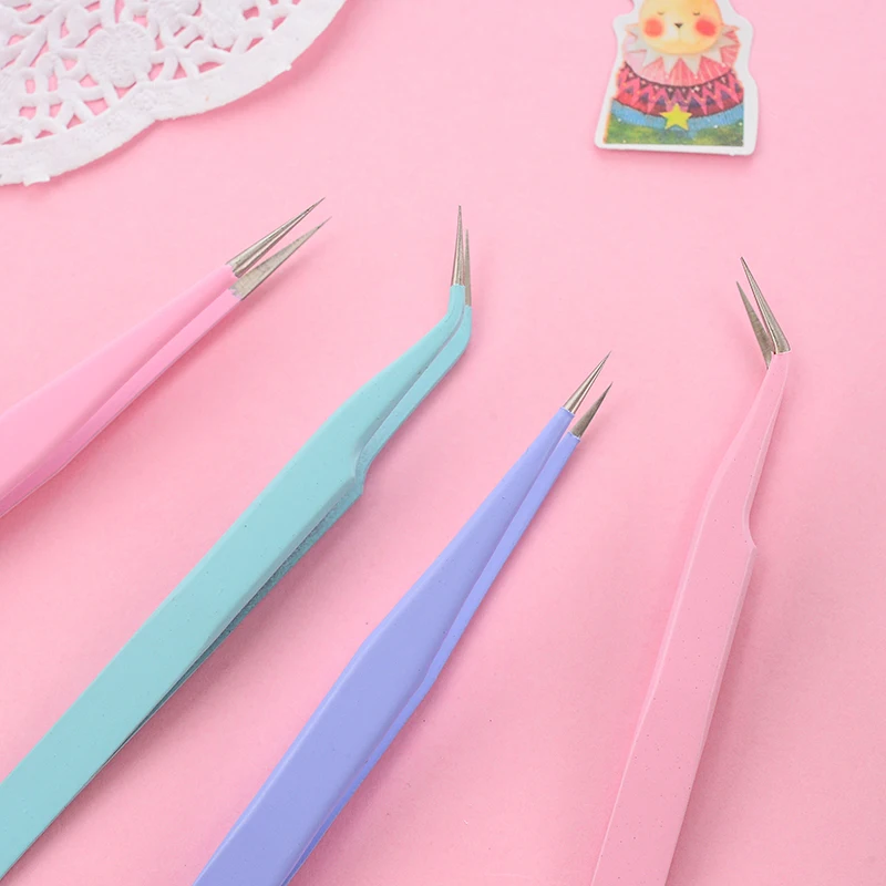 Yoofun 1pc/pack Stainless Steel Tweezers Accessories Sticker Tool for Scrapbooking Journals Utility Knife Kawaii Stationery - Image 3