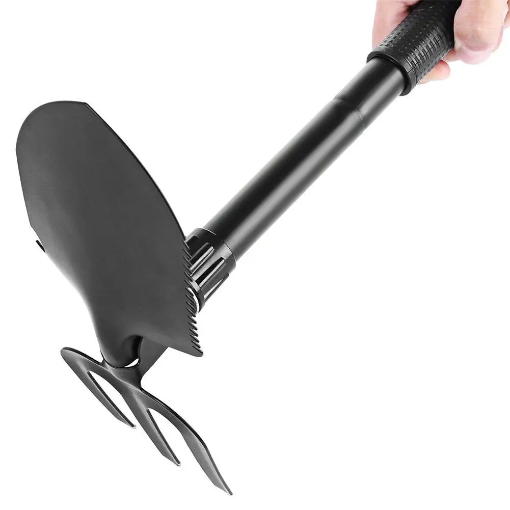 

Outdoor Camping Tool Small Folding Shovel Multi Purpose Engineering Shovel Hoe Saw Camping Tools Accessories