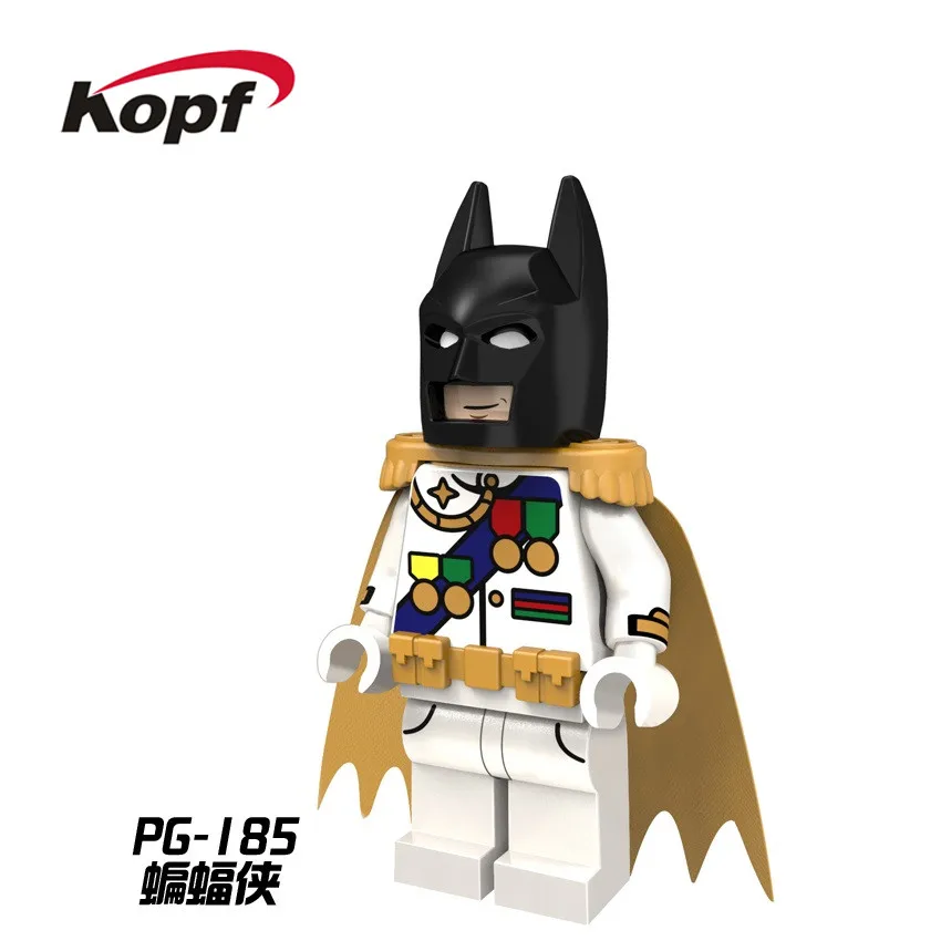 PG185 20Pcs No Box 20 шт. строительные блоки Супер Герои Джокер Женщина-кошка Робин и Ядовитый плющ календарь человек Харли Куинн Кирпичи Детские модельные игрушки PG8032 - Цвет: PG185 20Pcs No Box