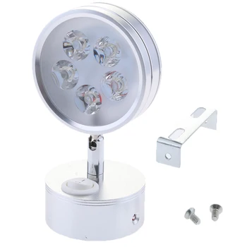 

5W 12V LED Spot Reading Light With Switch Van RV Boat Wall Light