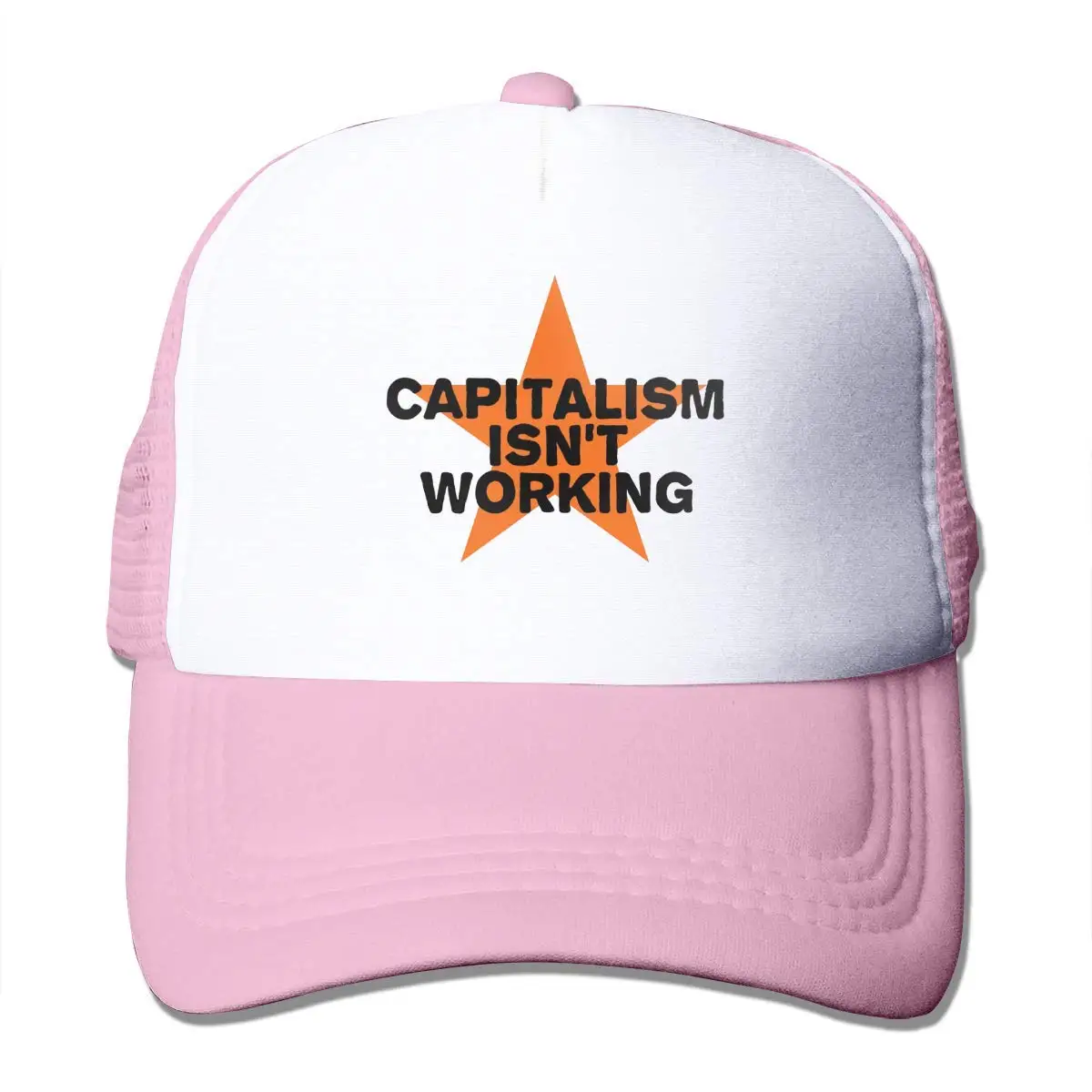 TSDFCCapitalism не работает сетки бейсболки унисекс стиль водителя грузовика шапки