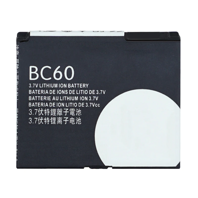 Оригинальный аккумулятор большой емкости OHD BC60 для Motorola C257 C261 E6 L7 V3x SLVR L7c L7i U6C W220 850