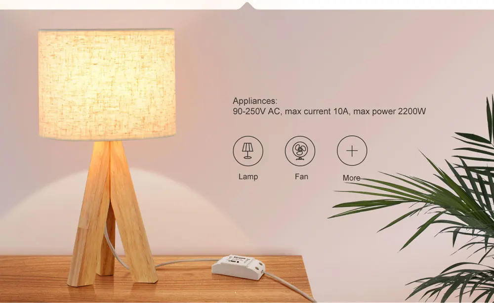 Itead SONOFF Basic R2 Wifi Switch Module Smart Home Timer Light Switch Universal DIY Switch Works With Alexa Google Home