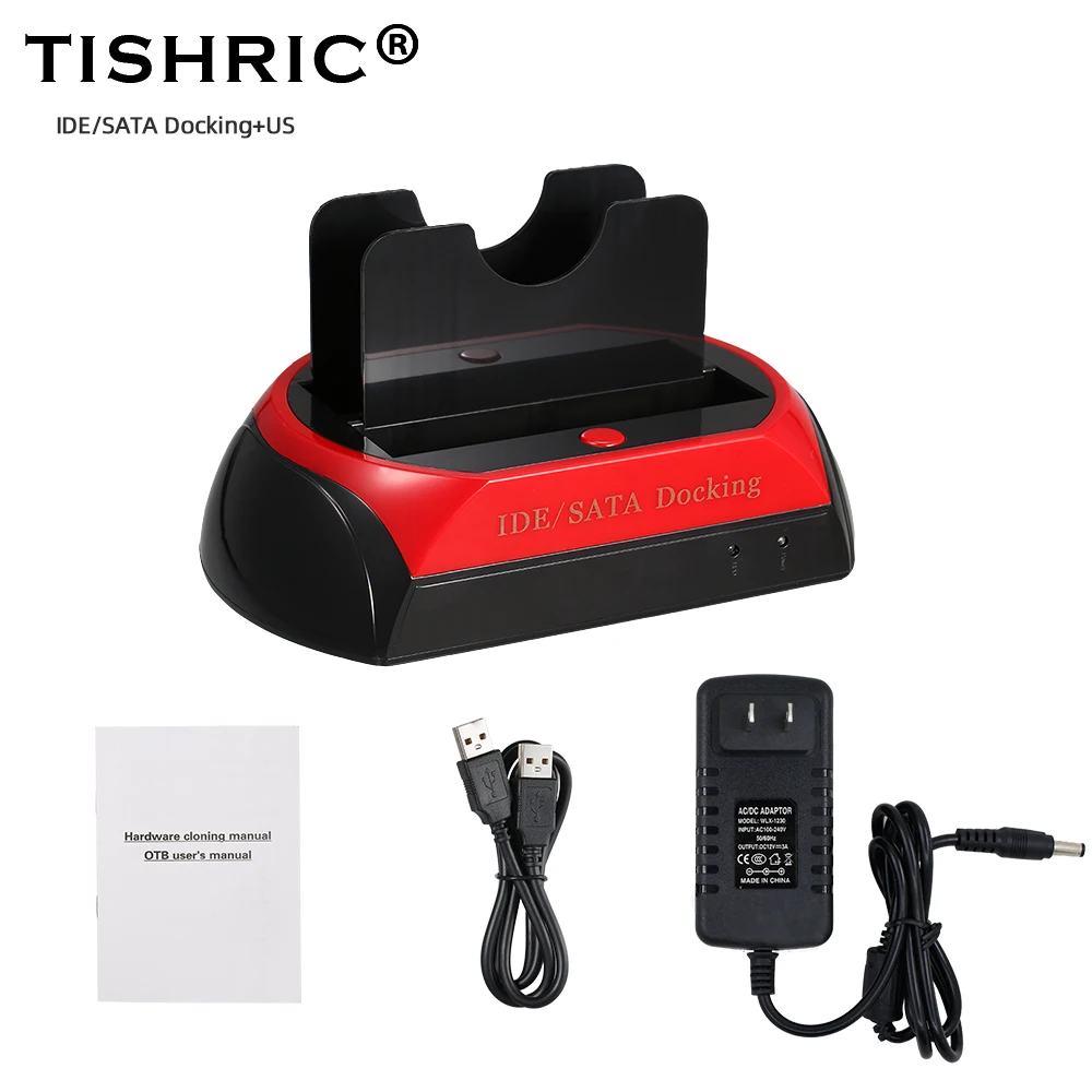 US-No card slot TISHRIC IDE/SATA док-станция для жесткого диска SATA на USB 3,0 адаптер для корпуса жесткого диска 2,5/3,5 дюйма док-станция для жесткого диска - Цвет: US-No card slot