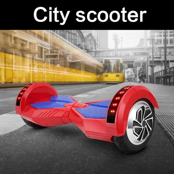 

Free shipping hoverboard 10 inch Electric Skateboard steering-wheel Smart 2 wheel self Balance Standing scooter gyroscooter
