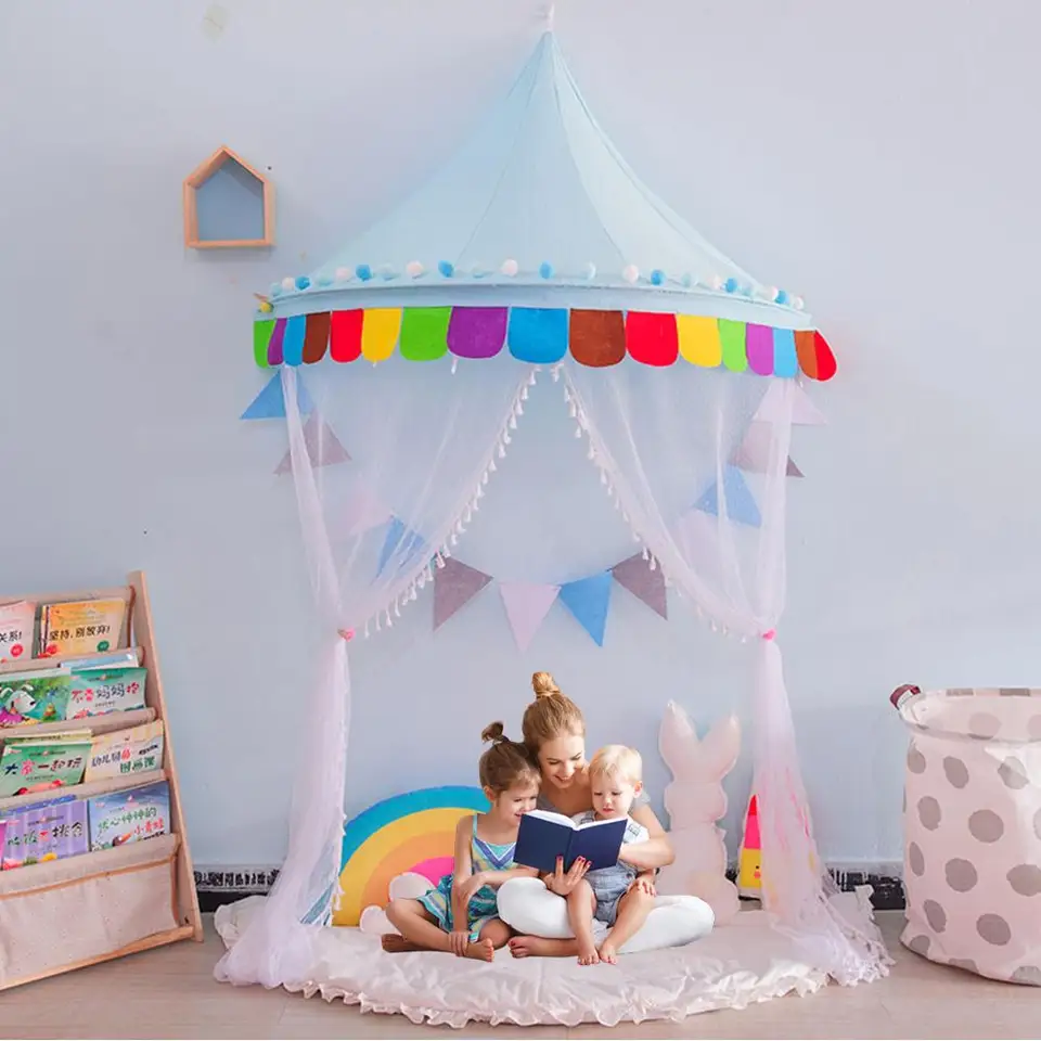 circular kids play tent