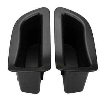 

2Pcs/Set Black Front Door Handle Storage Box Container Holder Tray Car Accessories for Volvo V40 V40Cc