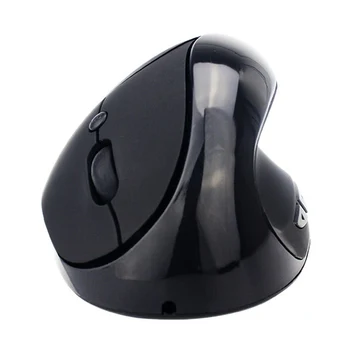 

New Wireless Mouse Vertical Ergonomic Vertical Photoelectric Built-in Lithium Battery Charging Mouse With Retail Package