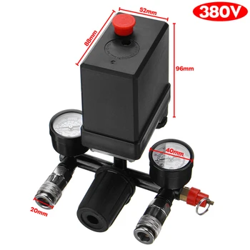 

AC Regulator Air Compressor Pump Pressure Control Switch 7.25-125 PSI W/ Gauge Original Exhaust Valve, Which Are Versatile