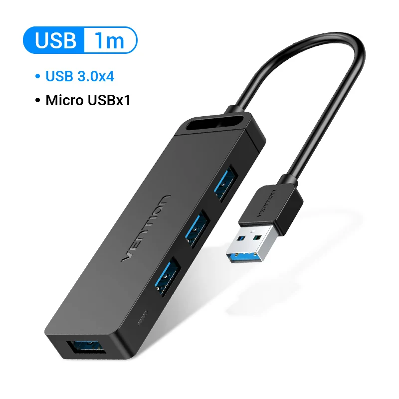 USB C Hub 4 Ports USB Type C to USB 3.0 Hub OTG Adapter Expander For Samsung PC - Picture 18 of 18