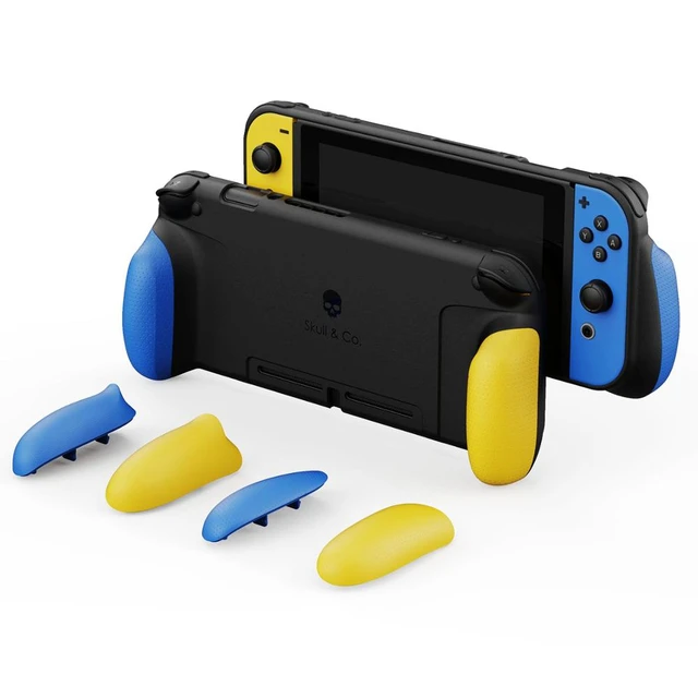 Skull & Co. GripCase Lite Protective Case Cover Shell with Replaceable  Grips for Nintendo Switch Lite