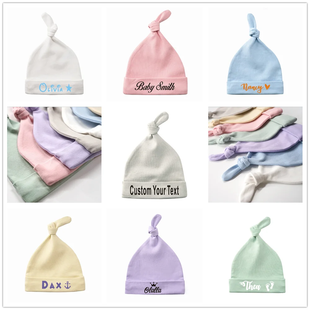 personalised baby caps