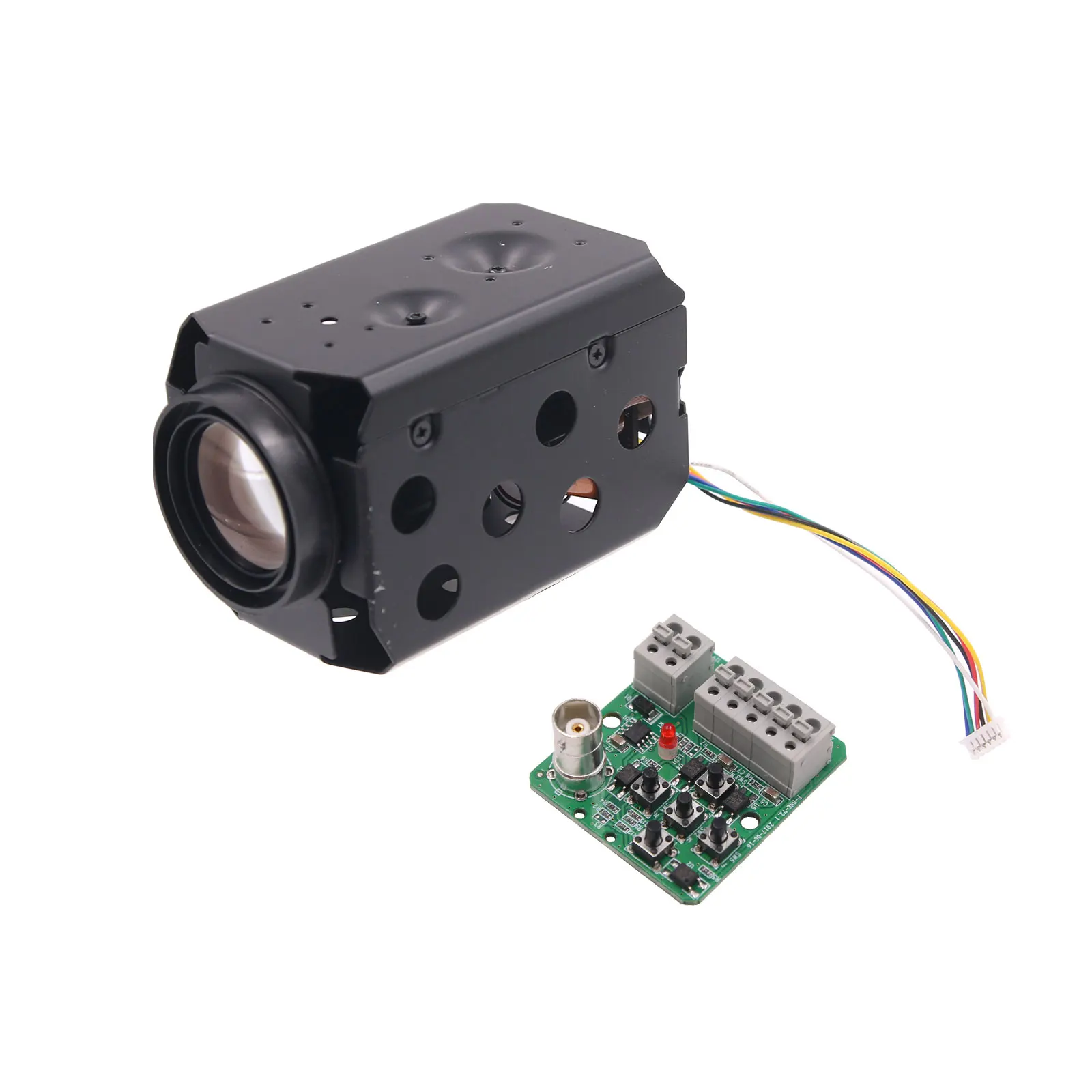 700 wire 30x high speed zoom camera 1 / 3CCD sensor 200W pixel for advanced FPV UAV