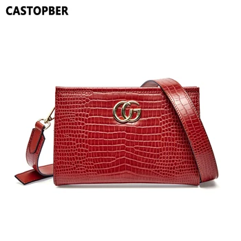 

Ladies Fashion Alligator Handbag Women Shoulder Bags Designer Crossbody Bag Split Leather High Quality Luxury Brand High Quality