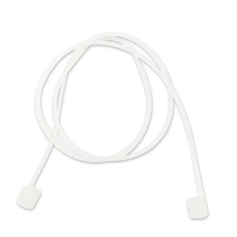 Transparent 55cm 1 магнитный ремешок для наушников для Apple аксессуары для Airpods анти-потеря наушников Магнитный шнур силиконовый шнур-кабель для Airpods - Цвет: Transparent 55cm