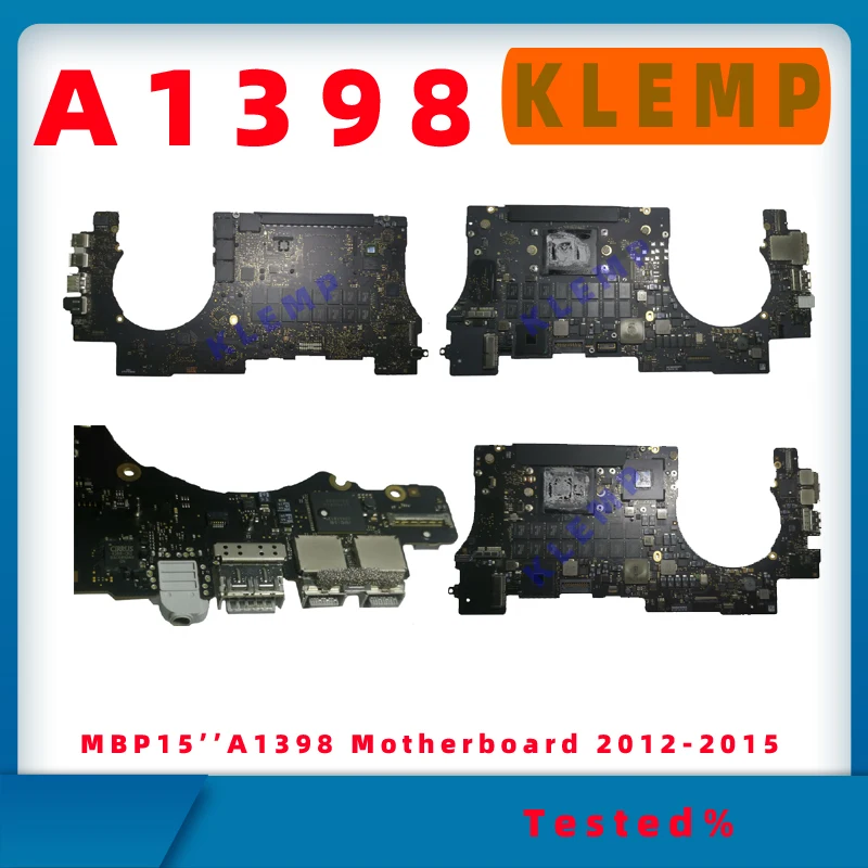Original A1398 Motherboard For Macbook Pro Retina 15&quot Logic Board CPU i7 8GB 16GB Late2013-Mid 2014 | Компьютеры и офис