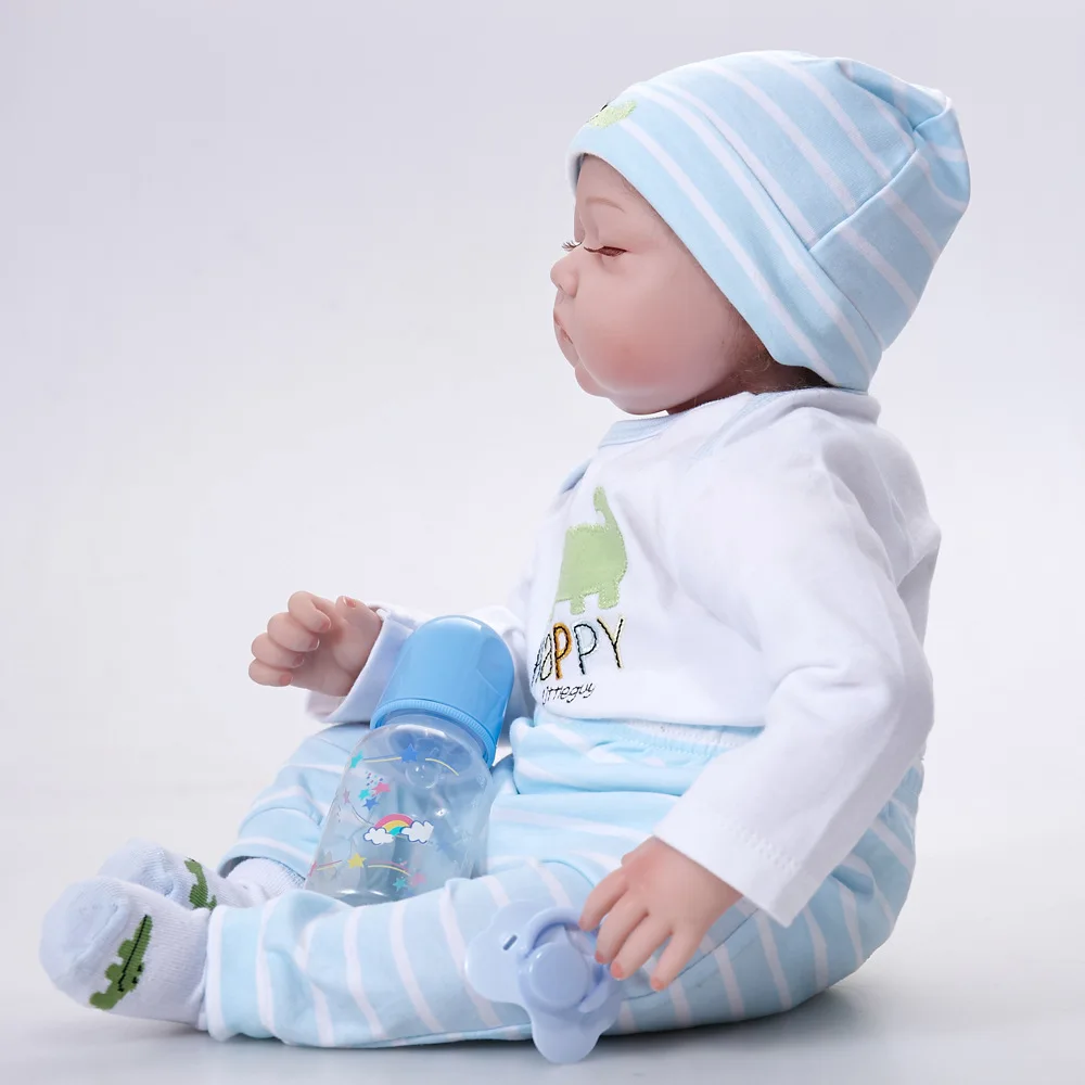 Кукла Baby Alive 55 см 22 &quotсиликоновая Мягкая здоровая хлопковая кукла для