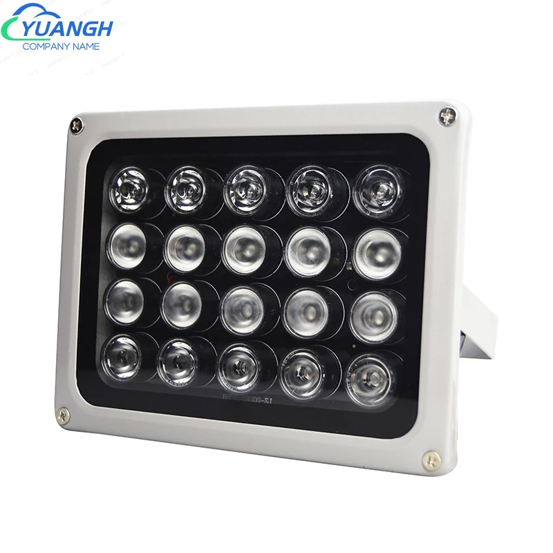 CCTV Camera Outdoor Lamp AC 220V 20Pcs 850nm Infrared Illuminator Waterproof Fill Light IR Night Vision