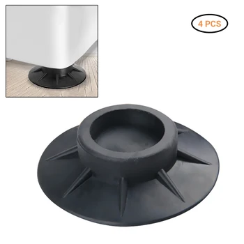 

4Pcs Washing Machine Antivibration Pad Multifunctiona Washer Dryer Refrigerator Stabilizer Non-Slip Mat Bathroom Accessories