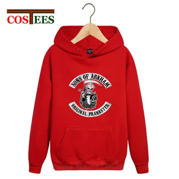 

Rebel Skull Designer Sons of Arkham Hoodies Streetwear Original Prankster sweatshirt hooded Hip hop anarchy fleece Hoody apparel