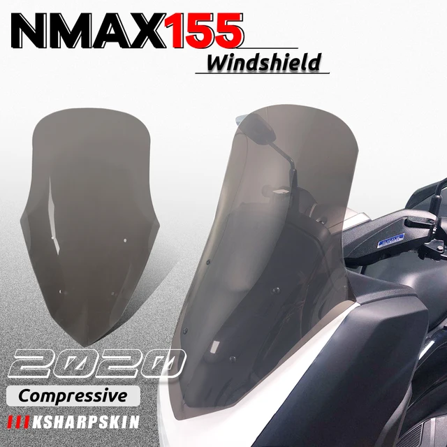 Parabrisas delantero acrílico modificado para motocicleta YAMAHA, accesorios para moto YAMAHA NMAX 155 2020 nmax155