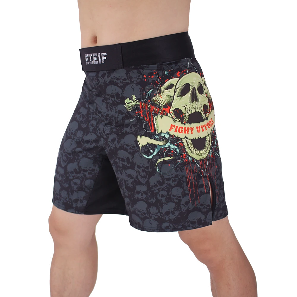 MMA training gym Fierce sparring breathable protection muay thai boxing shorts fight kickboxing cheap mma short pretorian shorts