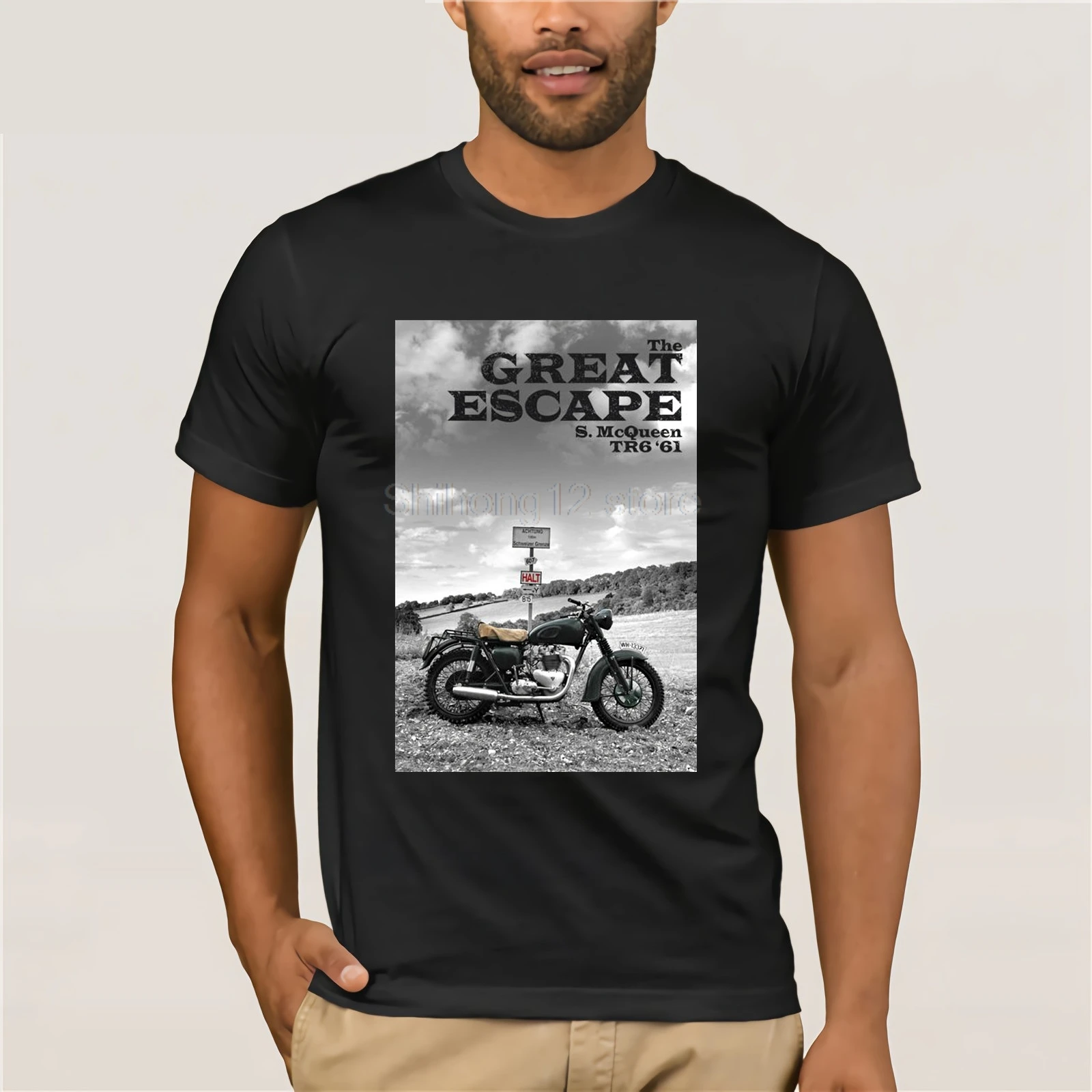 Прозрачная Футболка great escape с изображением Марка Рогана модная дизайнерская