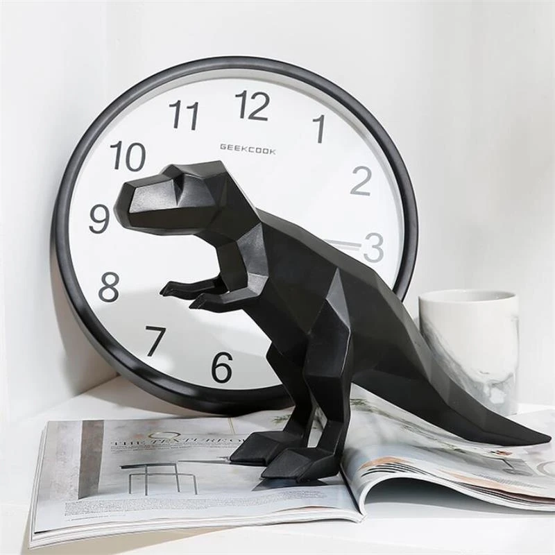  Nordic Dinosaur Sculpture Creative Child Room Statue Home Bar Office Decor Miniatures Model Living  - 4000142278494