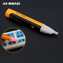 Электрический индикатор 90-1000 в разъем стены AC мощность тестер датчика детектора напряжения ручка светодиодный светильник индикатор измерения DIY ручной инструмент