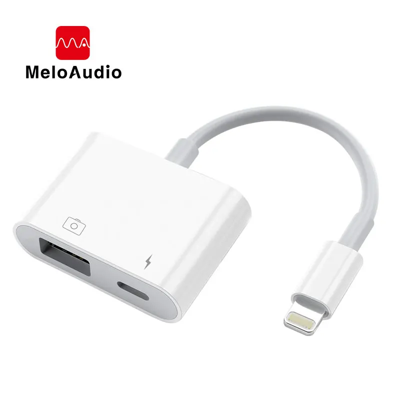 USB Camera Adapter with Charging Port Female OTG Cable Supports Flash Drive Mouse MIDI Keyboard Electric Audio Interface |