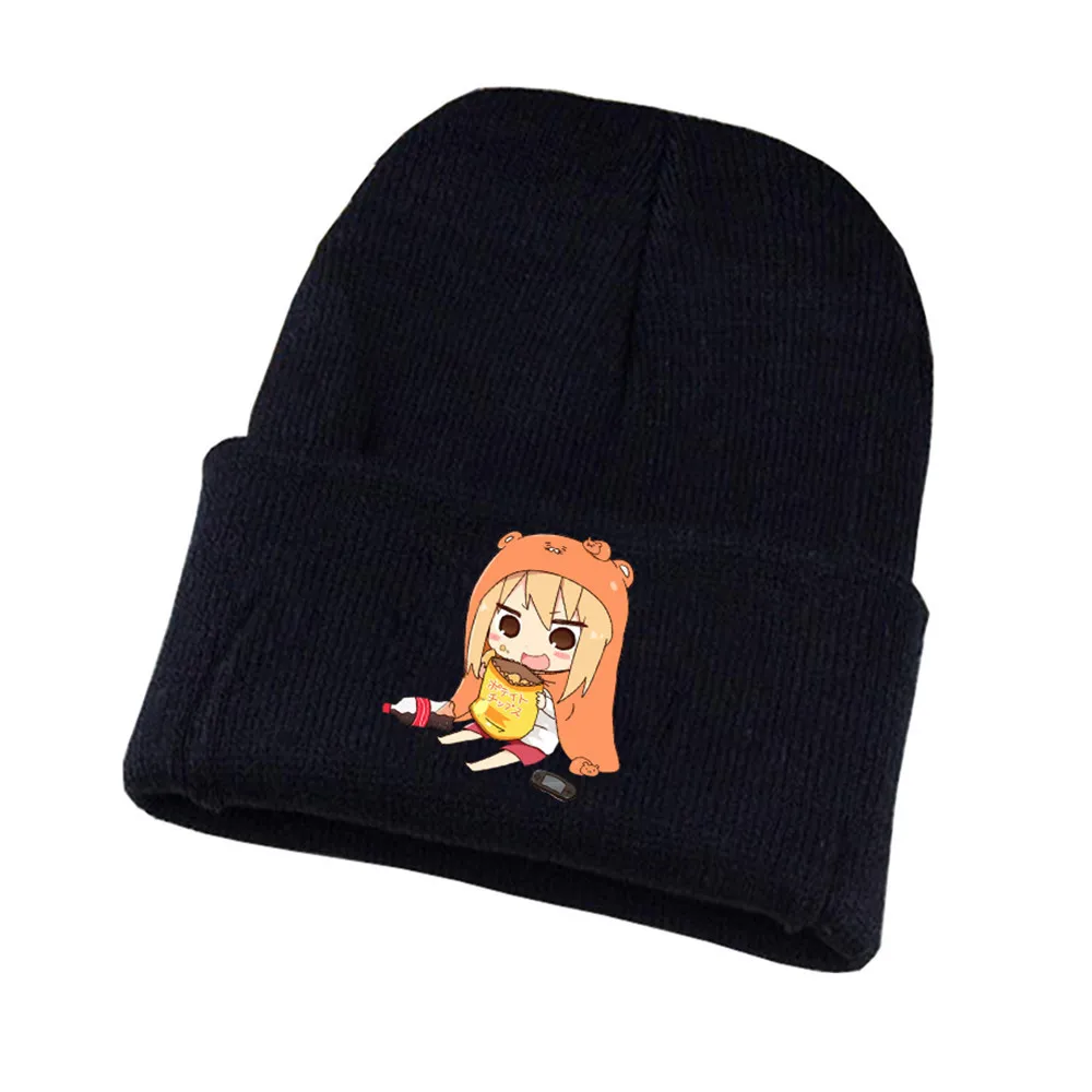 04 Аниме Himouto! Umaru-chan вязаная шапка для косплея унисекс с принтом для Взрослых Повседневная хлопковая шапка для подростков зимняя вязаная шапочка - Цвет: 04