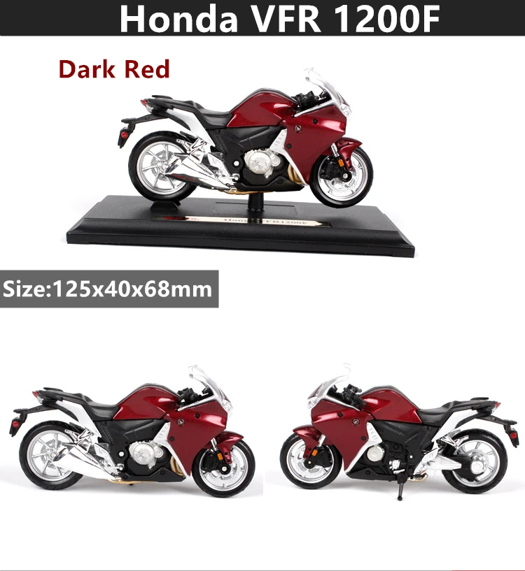 Maisto 1:18, 12 стилей, Honda VFR,, авторизованный, имитация сплава, модель мотоцикла, игрушка, автомобиль, коллекция, подарки