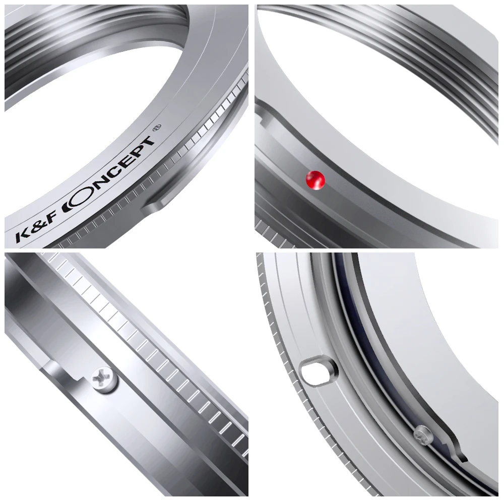 K & F CONCEPT for M42 Lens to EOS EF mount Adapter Ring of Metal подходит для винтовое крепление объектива Canon