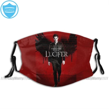 

Lucifer Mouth Face Mask Lucifer Facial Mask Fashion Funny with 2 Filters for Adult