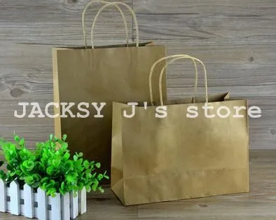 

25pcs Brown Kraft Paper Blank Wide Gusset Brown Eco Bag Horizontal version small size 19*27*11cm