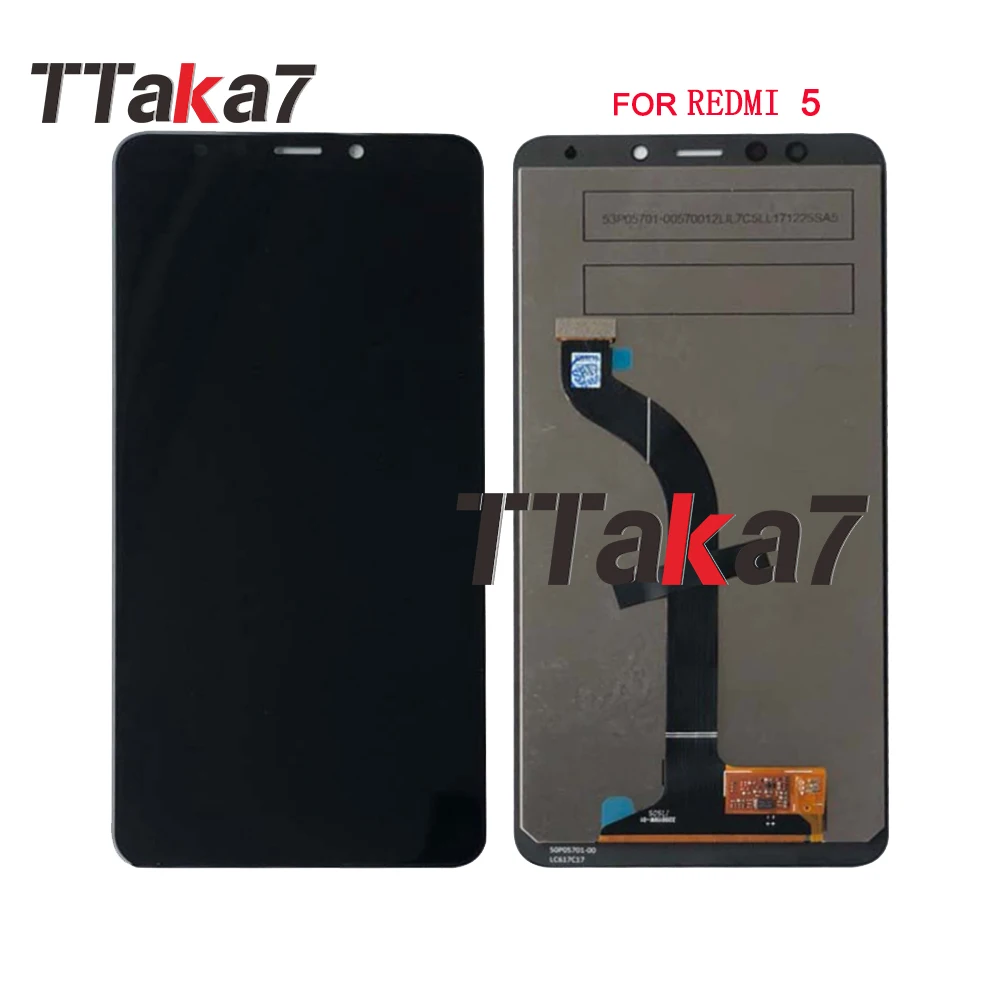 Для RedMi 5 lcd дисплей 7 дюймов и кодирующий преобразователь сенсорного экрана в
