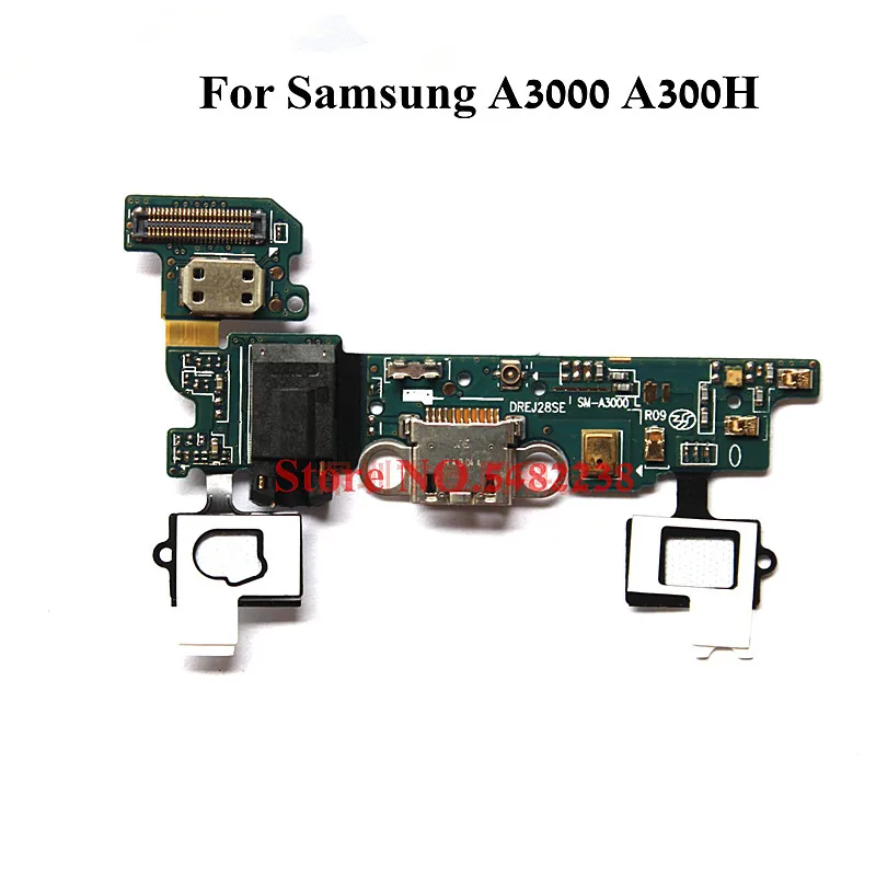 10 шт. оригинальный зарядный USB-порт гибкий кабель для Samsung A3000 SM-A3000 A300H плата