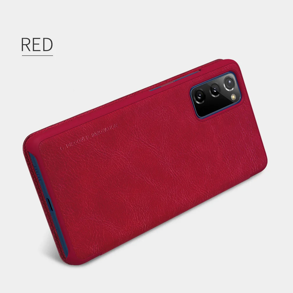 For Samsung Galaxy S20 FE case Nillkin Qin PU Luxury Flip leather back cover wallet case For Samsung S20 Fan Edition 5G