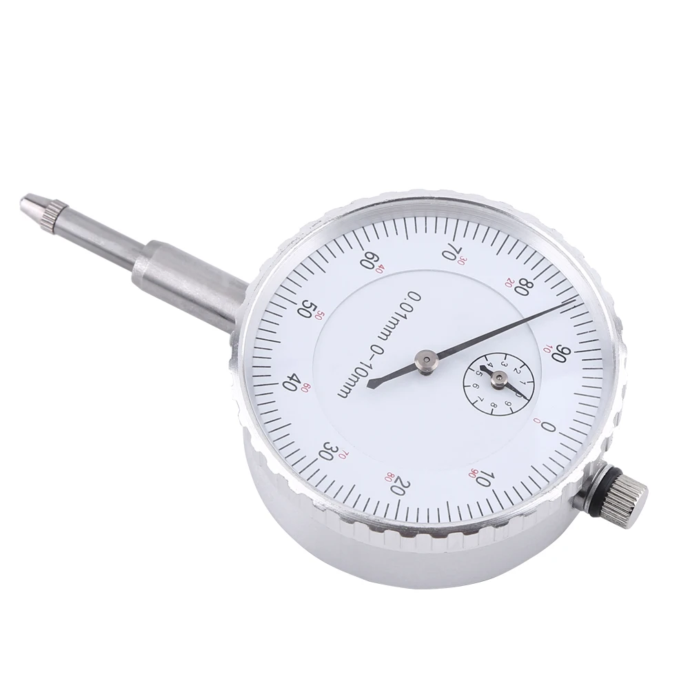 ANENG 0-10mm Dial Indicators Indicator Gage Outer Measuring Indicator Gauge 0.01mm Accurate Vertical Contact Measuring Tools