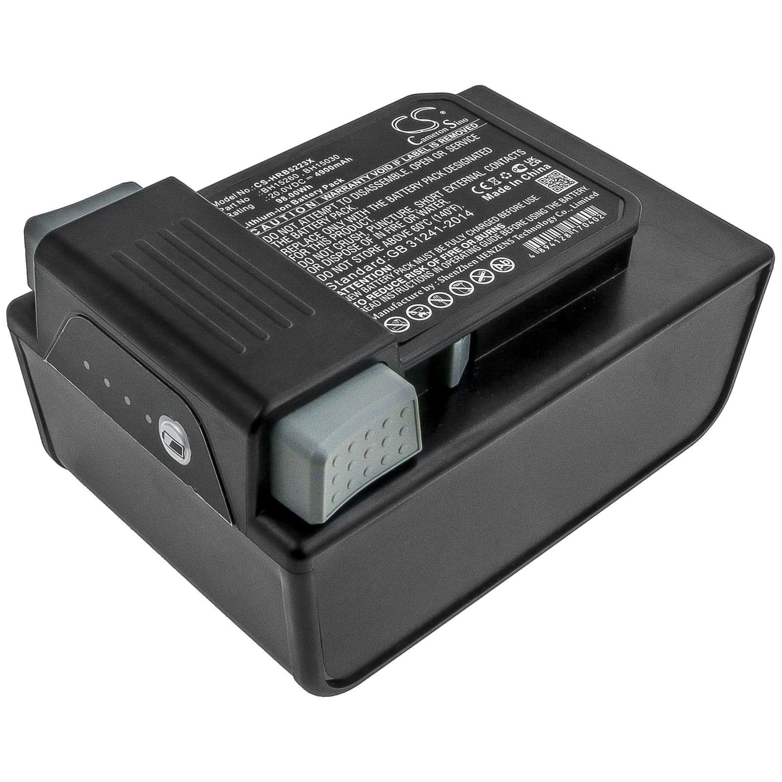 Battery for VAX ONEPWR SpotlessGo Cordless, 20.0V/mARechargeable
