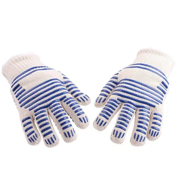 

Outdoor Work Kitchen Work Gloves White 500 Degrees High Temperature Resistance Industrial Anti-Skid Cutting Can Used on Both Sid