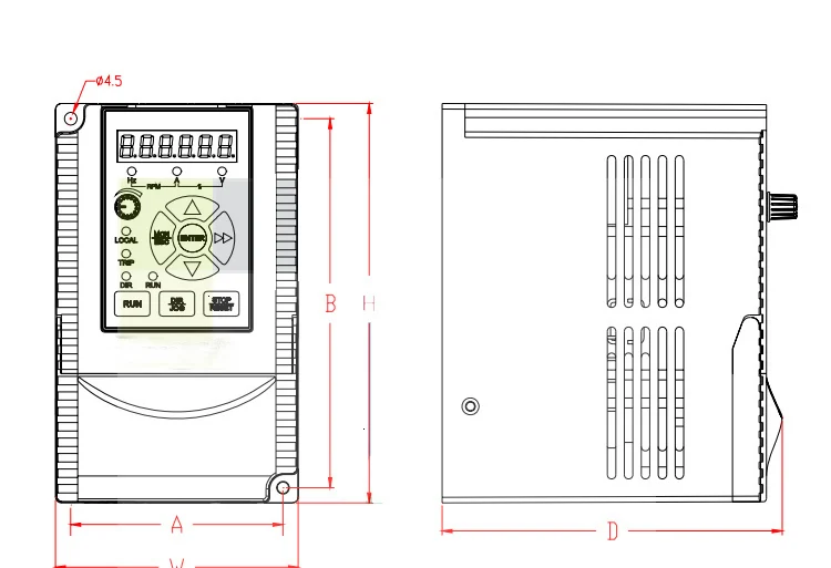 CNC шпиндель VFD SPPED управления D100S2R2B инвертор 2.2KW 220/380V драйвер гравировки и фрезерования и шлифовки шпинделей CNC модульный комплект